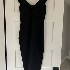 Nookie Black Midi Wiggle Dress